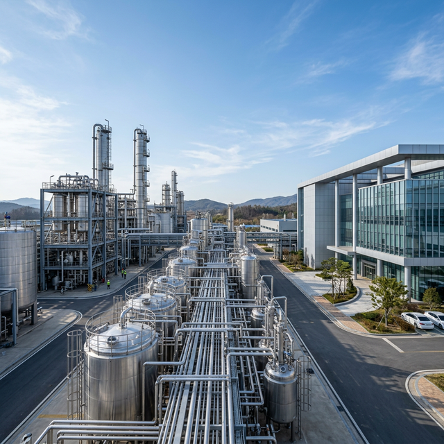 大江化工办公与生产环境